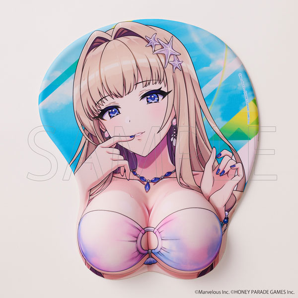 [Exclusive Sale] Dolphin Wave 3D Mouse Pad Veena / Kanna Kirahoshi(Pre-order)