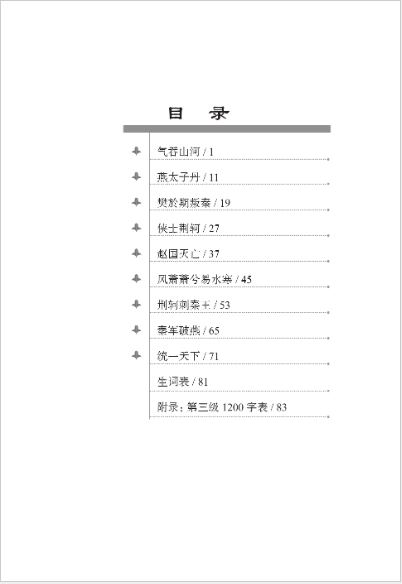 หนังสืออ่านนอกเวลาภาษาจีน ระดับ 3-17 ประวัติศาตร์จีน จิงเคอลอบสังหารจิ๋นซีฮ่องเต้ 学汉语分级读物（第3级）：历史故事17 荆轲刺秦王的故事 Graded Readers for Chinese Language Learners (Level 3) Historical Stories 17: The Story of Jing Ke’s Assassination Attempt on the King of Qin