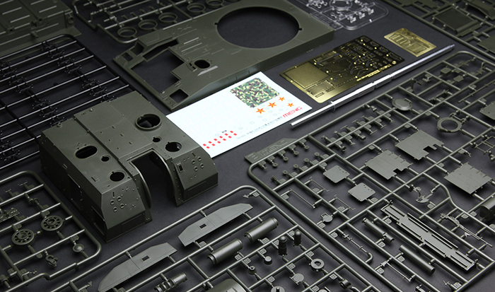 โมเดลปืนใหญ่อัตตาจร Meng Model ขนาด 1/35 TS-022 Chinese PLZ05 155MM Self-Propelled Howitzer