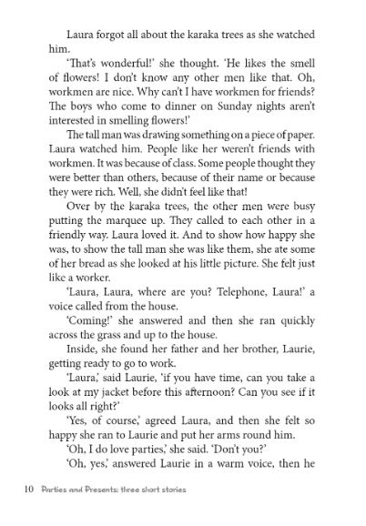 หนังสืออ่านนอกเวลาภาษาอังกฤษเรื่อง Parties and Presents: Three Short Stories (ระดับ 2) Parties and Presents: Three Short Stories (Level 2)