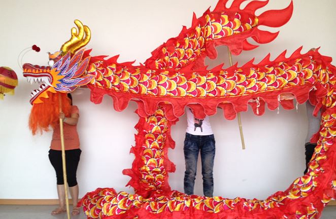 เชิดมังกร มังกรสำหรับเด็ก นักเรียน สำหรับการแสดงเชิดมังกรเบอร์ห้า 5号学生龙儿童舞龙 Dragon No. 5 for Children or Students Perform Dragon Dance