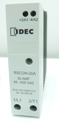 IDEC RSCDN-20A 48-600VAC SOLID STATE RELAY