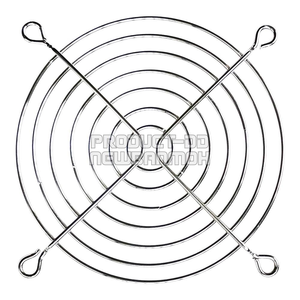 ตะแกรงพัดลมเหล็กชุบ (Iron Fan Guard) สำหรับพัดลม 4 นิ้ว (11x11 ซม.)