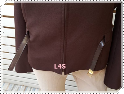 FF01212 เสื้อคลุม ทรงสูท สีน้ำตาล มือสอง แบรนด์ MNG อก 33 นิ้ว
