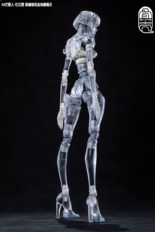 GK01FEC1 AI Agent Servant Type C1 Transparent Ver. 1/12 Scale Posable Figure Body(Provisional Pre-order)