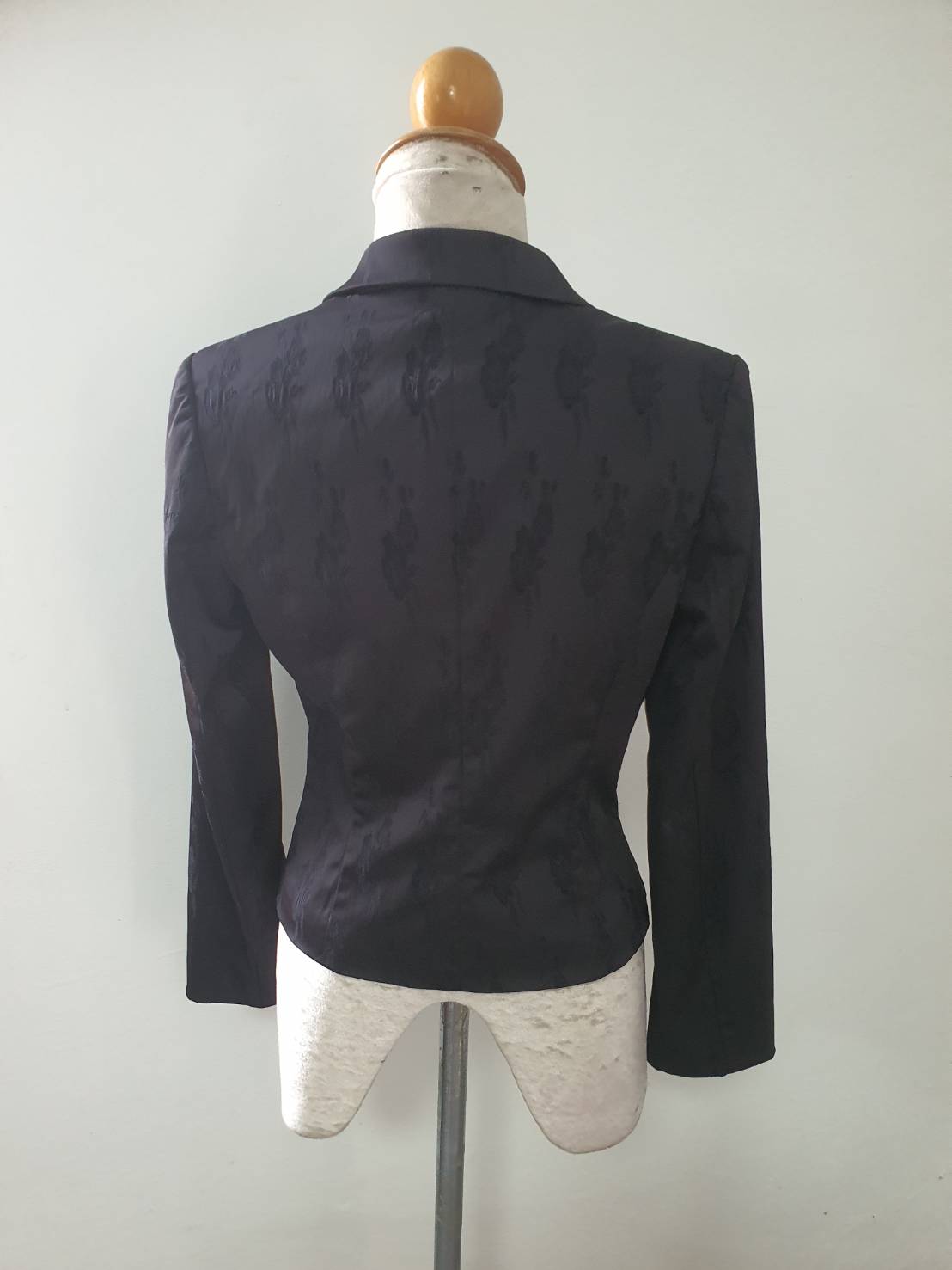 FF06573 เสื้อสูท สีดำมือสอง MARZA อก 34 นิ้ว