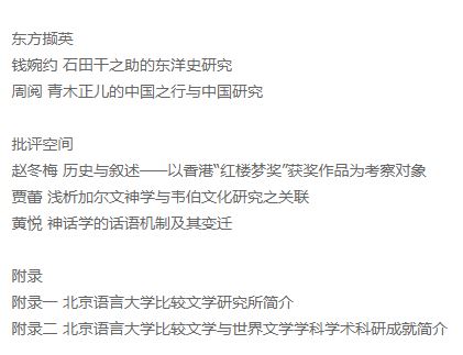 หนังสือวรรณคดีจีนร่วมสมัยเปรียบเทียบ ภาค 1 当代比较文学(第一辑) Contemporary Comparative Literature (Part 1)