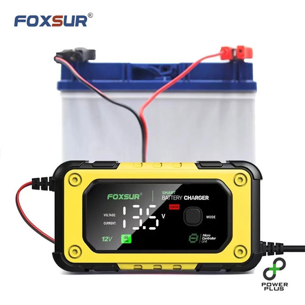 FOXSUR รุ่น FBC1207E เครื่องชาร์จแบตเตอรี่รถยนต์ 12V 7A