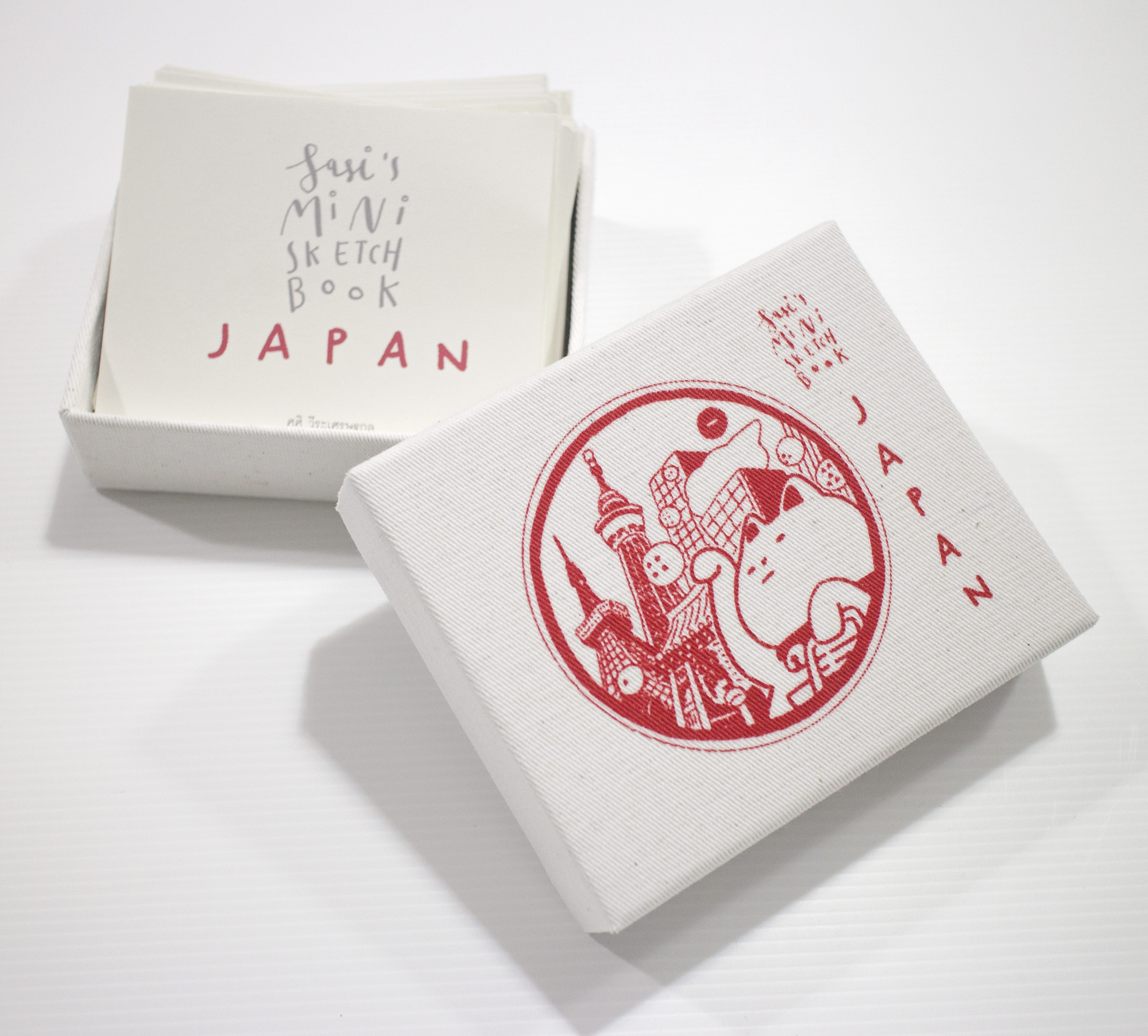 Sasi's mini sketch book JAPAN ศศิ มินิสเก็ตซ์บุ๊ค รวมภาพญี่ปุ่น (แบบเล่ม และกล่อง)