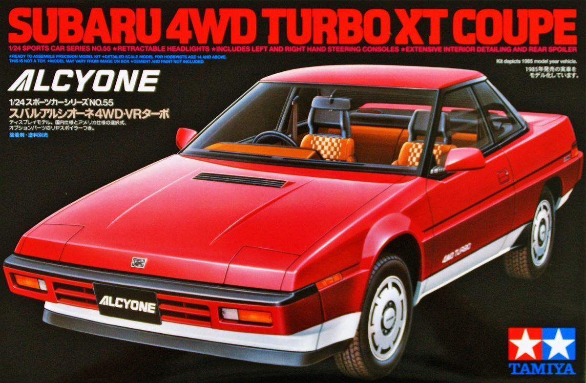 โมเดลรถประกอบทามิย่า ขนาด 1/24 Tamiya Sports Car Series TA24055 Subaru Alcyone 4WD Turbo XT Coupe