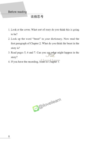 หนังสืออ่านนอกเวลาภาษาอังกฤษเรื่อง The Beast (ระดับ 3) The Beast (Level 3)