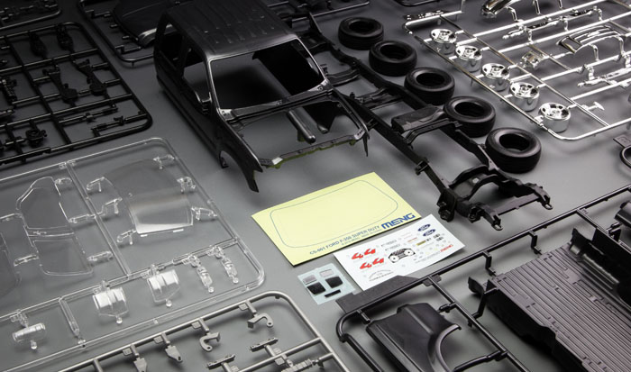 โมเดลรถกระบะ Meng Model ขนาด 1/24 CS-001 Ford F-350 Super-Duty Crew Cab