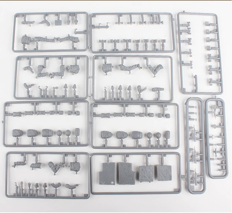 โมเดลฟิกเกอร์ทหาร ขนาด 1/35 Gecko Model 35GM0015 British Infantry in Combat Circa 2010-2016 Set 1
