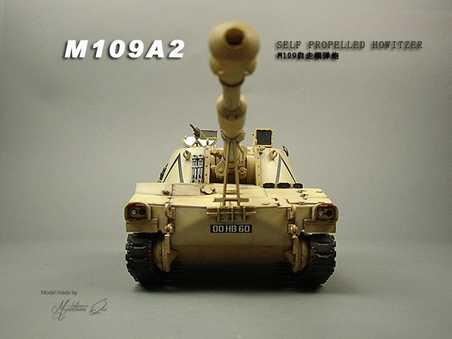 โมเดลปืนใหญ่อัตราจร Kinetic Model 1/35 KI-K61006 M109A2 Self propelled howitzer
