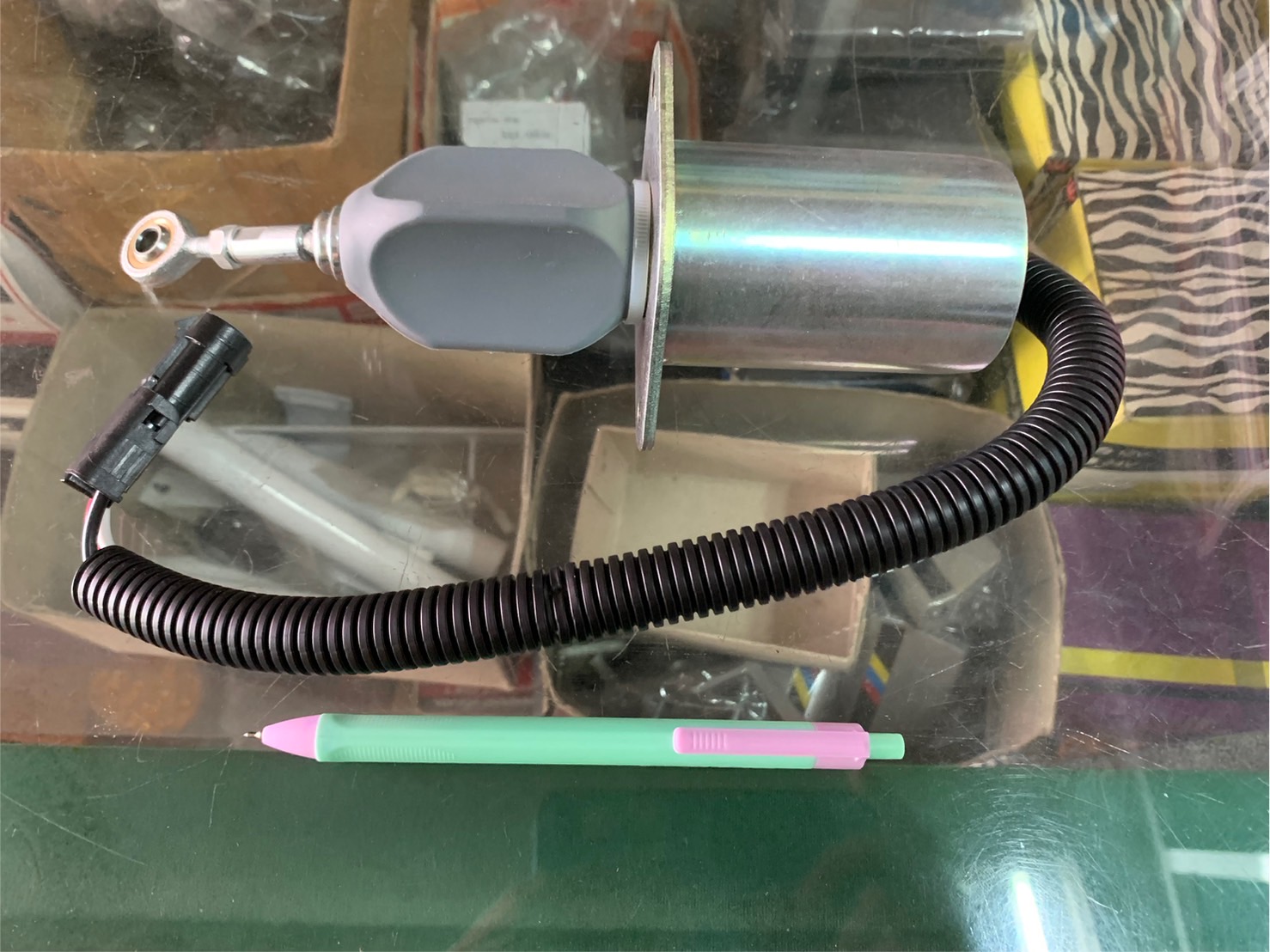 โซลินอยด์ดึงดับ ESS104 24V 3 สาย CAT CUMMINS
