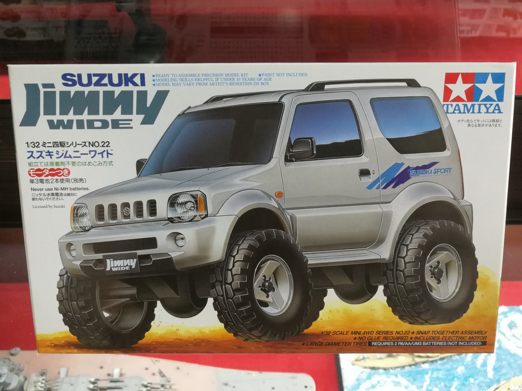 รถมินิ 4WD ทามิย่า ขนาด 1/32 Tamiya Mini 4WD TA19022 Suzuki Jimny Wide