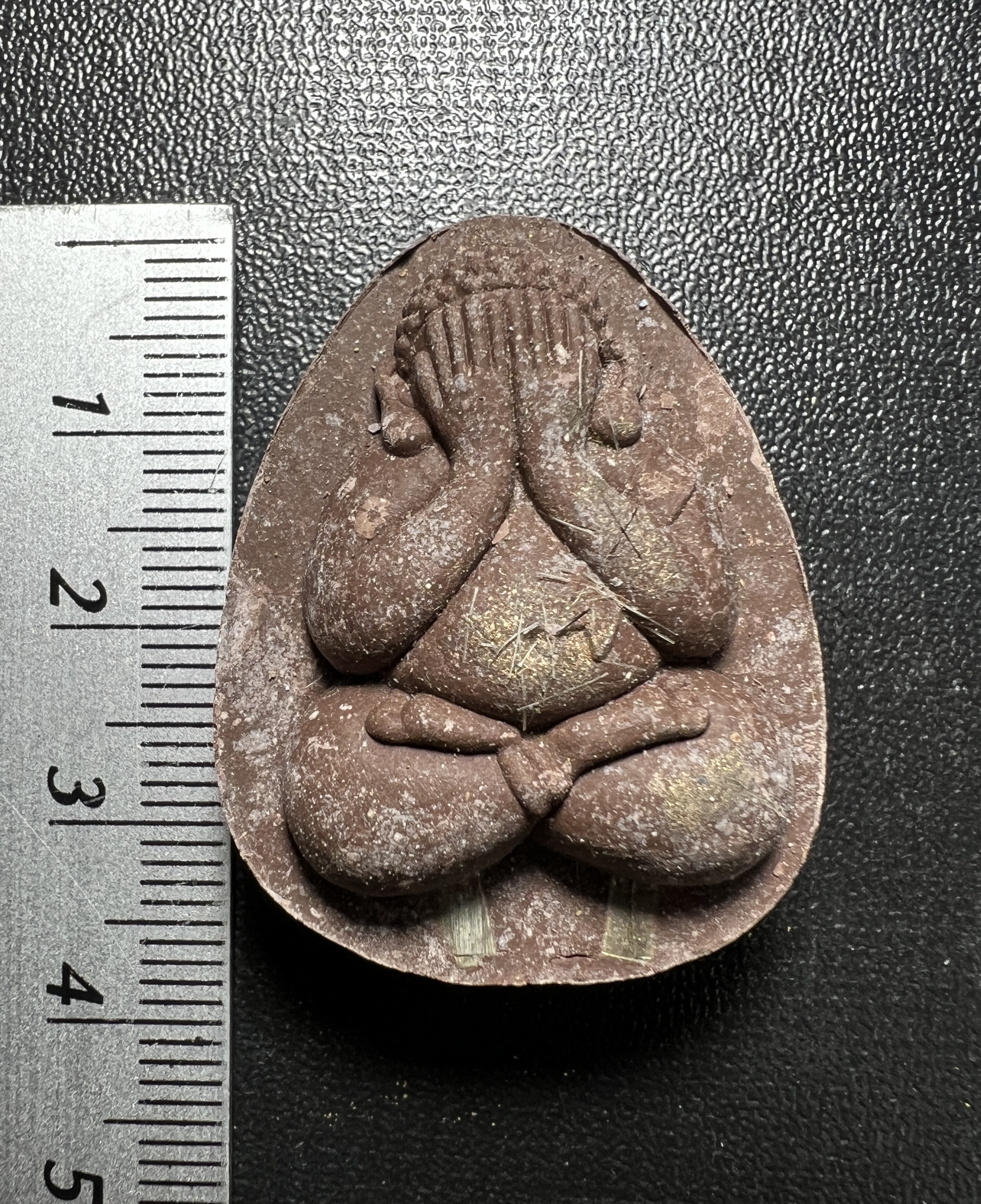 พระปิดตาเงินล้าน (เนื้อชานหมาก) Millionaire Phra Pidta (Brown Chan Mak) SKU-02389