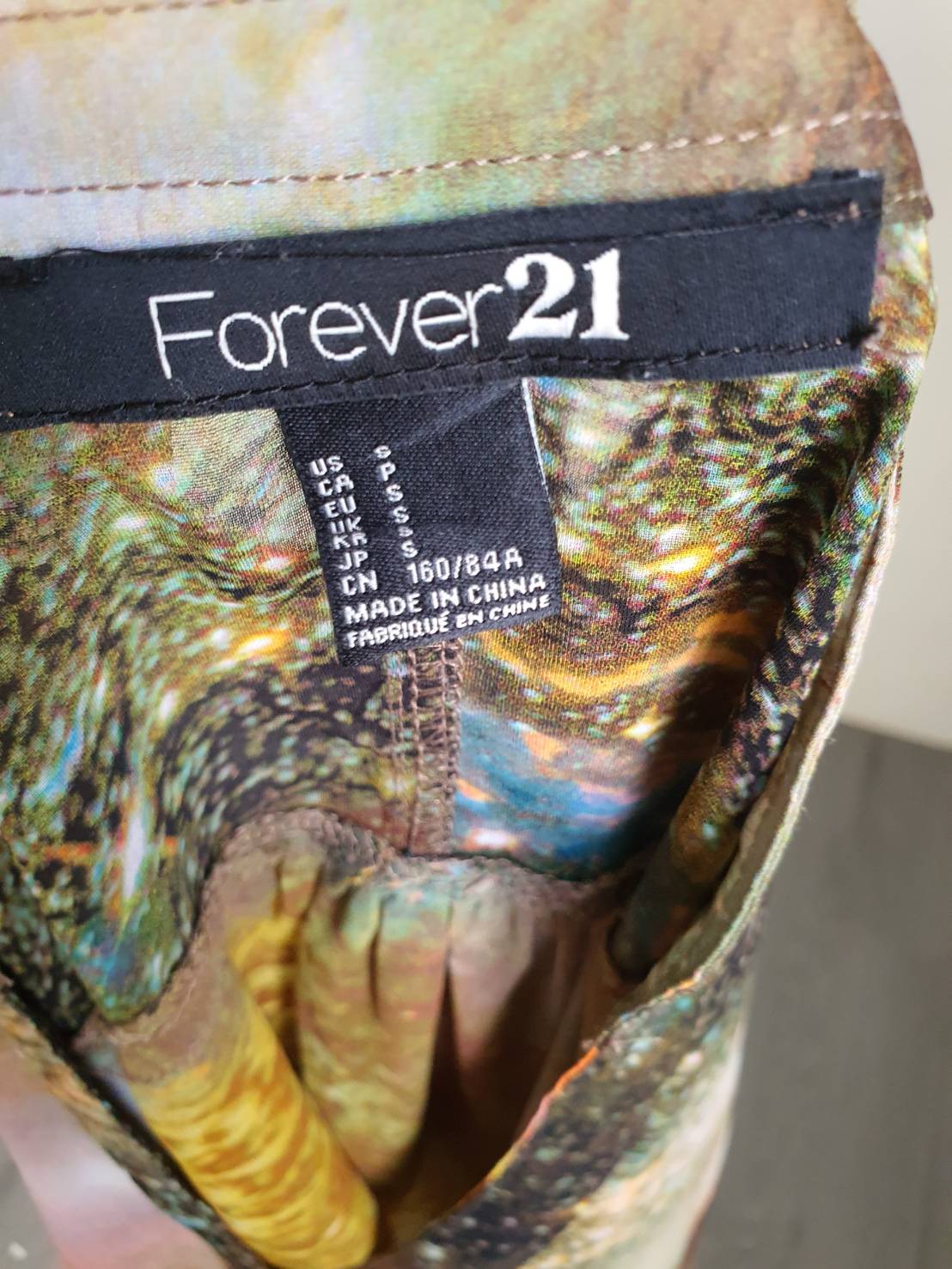 FF05516 เสื้อผ้ามือสอง ชีฟอง แบรนด์ FOREVER21