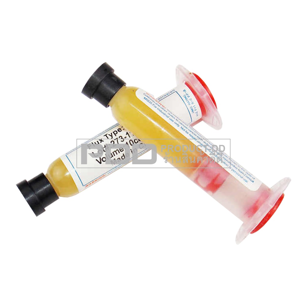 Flux Type RMA-223 ฟลักซ์บัดกรีชนิดเหลว Soldering Past หลอด 10 ซีซี ควันน้อยกลิ่นไม่ฉุน