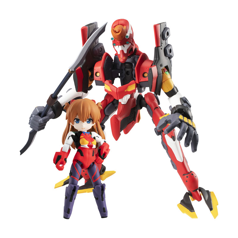 [Exclusive Sale] Desktop Army "Rebuild of Evangelion" Asuka Langley Shikinami & Evangelion Unit-02(Pre-order)