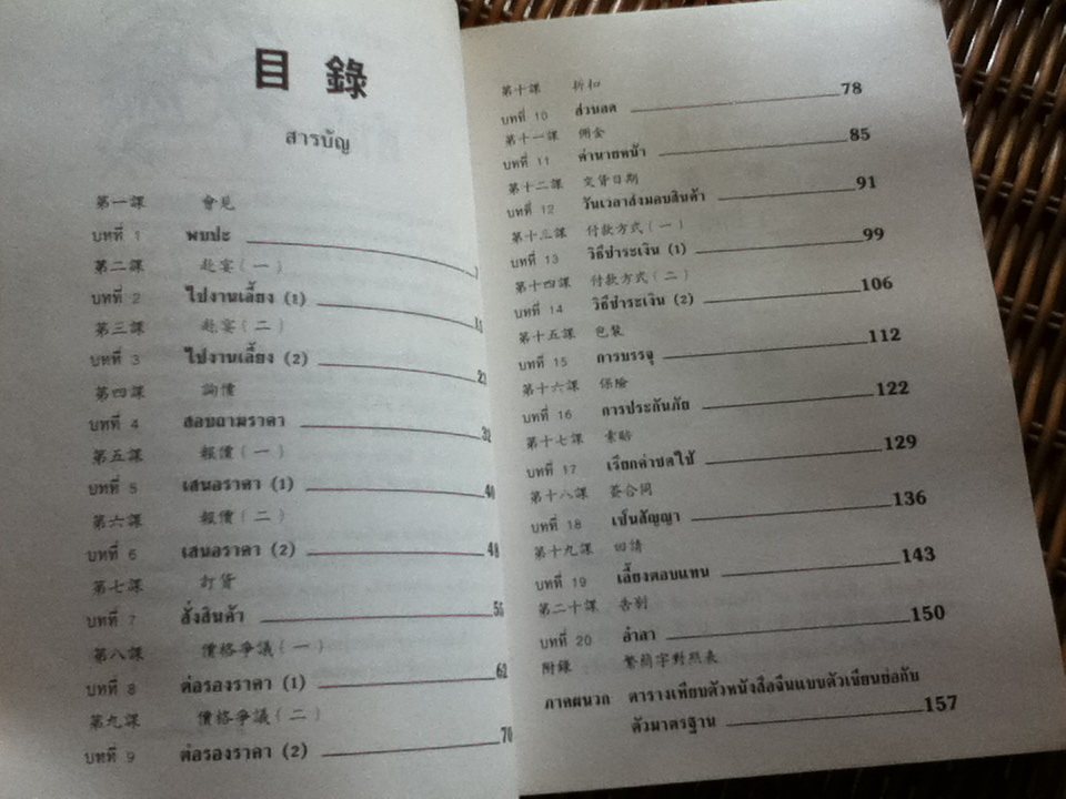 สนทนาธุรกิจภาษาจีนกลาง