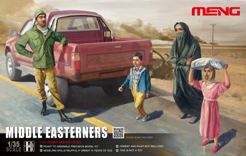 โมเดลคน Meng Model ขนาด 1/35 HS-001 Middle Easterners