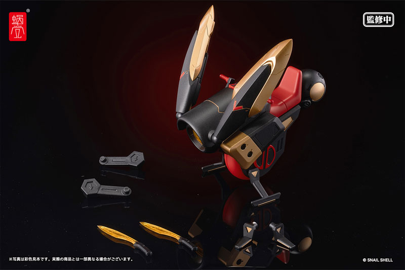 [Exclusive Sale] Cyclone Bunny & Gear Set Deluxe Black Ver. 1/12 Complete Model Action Figure(Pre-order)