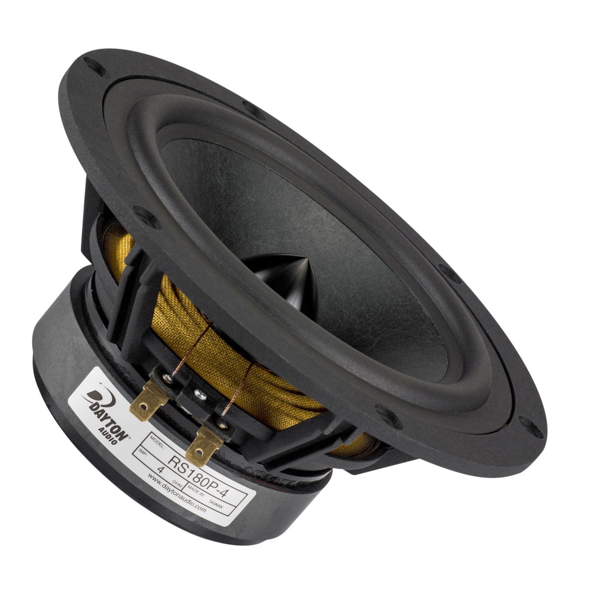 Dayton Audio RS180P-4 7" Reference Paper Woofer 4 Ohm