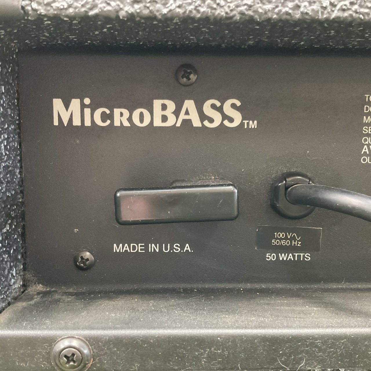 แอมป์เบส PEAVEY : MicroBASS