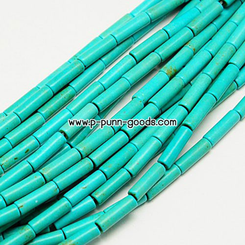 เทอร์ควอยส์ - Synthetic Turquoise 13x4 มม. (10 ชิ้น)