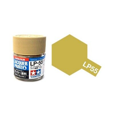 สีทาโมเดลสูตรแลคเกอร์ทามิย่า Tamiya Lacquer Painto LP-55 Dark Yellow 2