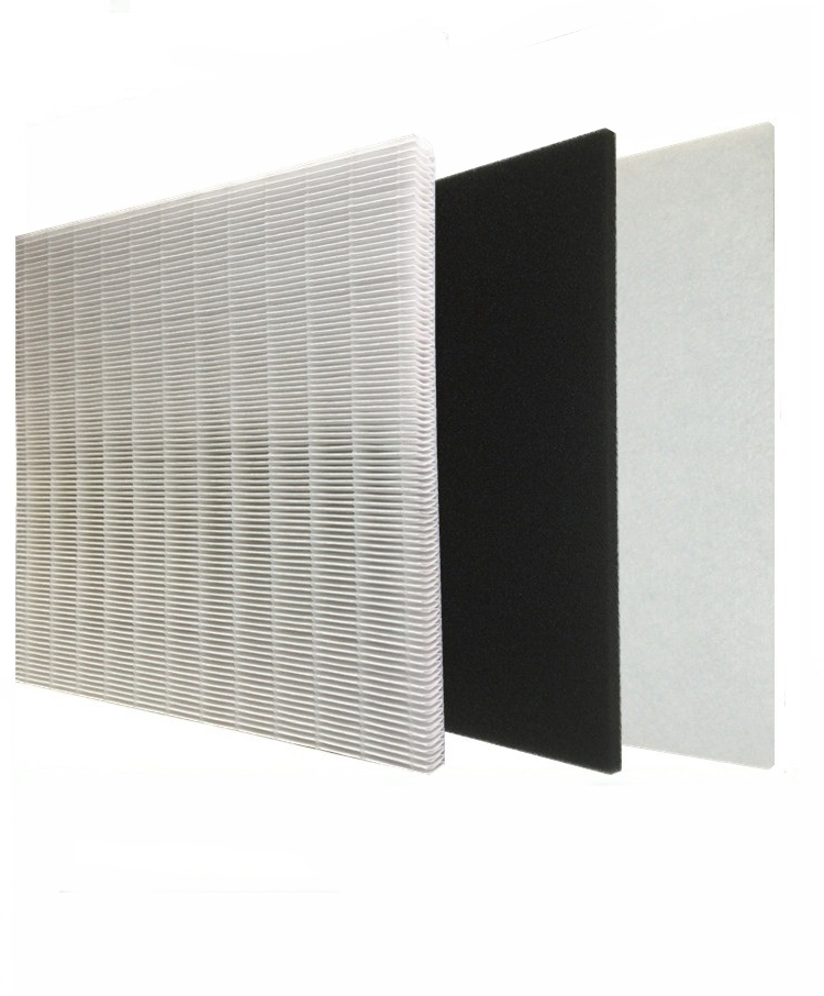 AFS0010 แผ่นกรองฝุ่น 3+1 ชั้น ขนาดติดตั้ง 30 x 30 x 2.5 ซม. เสริมแผ่นกรองฝุ่นPM2.5( DIY กรองฝุ่น สูงสุด 0.3 ไมครอน)