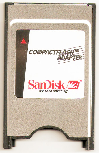 [ขาย จำหน่าย ราคา] Sandisk ADAPTER PCMCIA (Compact Flash Card)