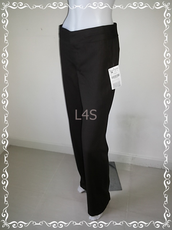 FF06012 กางเกงผ้า สีน้ำตาลเข้ม แบรนด์ ZARA WOMEN เอว 29 นิ้ว