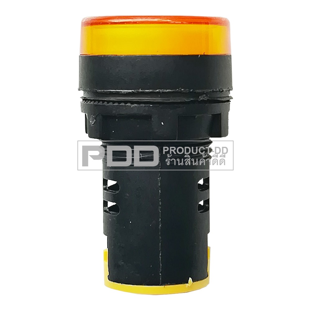 AD16-22DS 24V 22 mm ไพล็อตแลมป์ Pilot Lamp ไฟตู้คอนโทรล สีส้ม