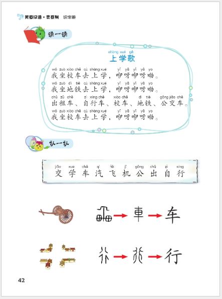 [แบบเรียนการอ่านตัวอักษรจีน] Fangcao Hanyu: Ling Series – Learn to Read Chinese Characters 芳草汉语·灵系列 识字册
