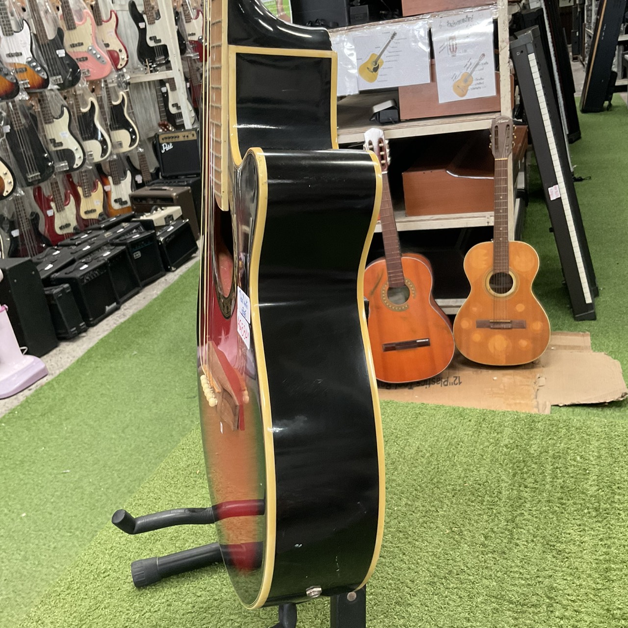 กีต้าร์โปร่งไฟฟ้า POS : AWE-500RBS