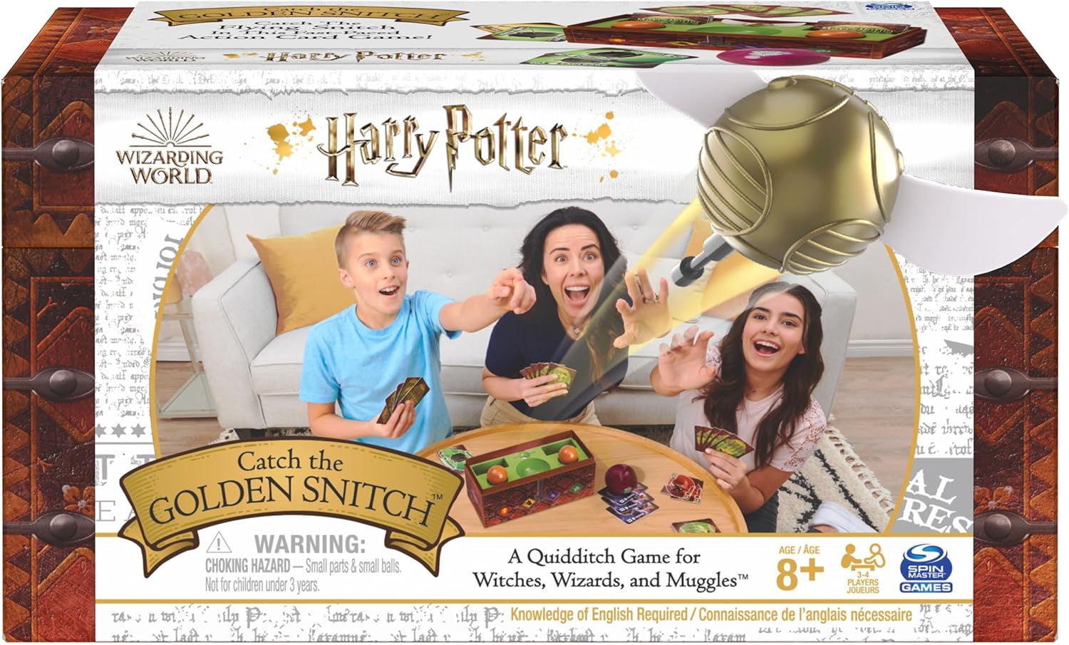 Harry Potter Catch The Golden Snitch A Quidditch Board Game
