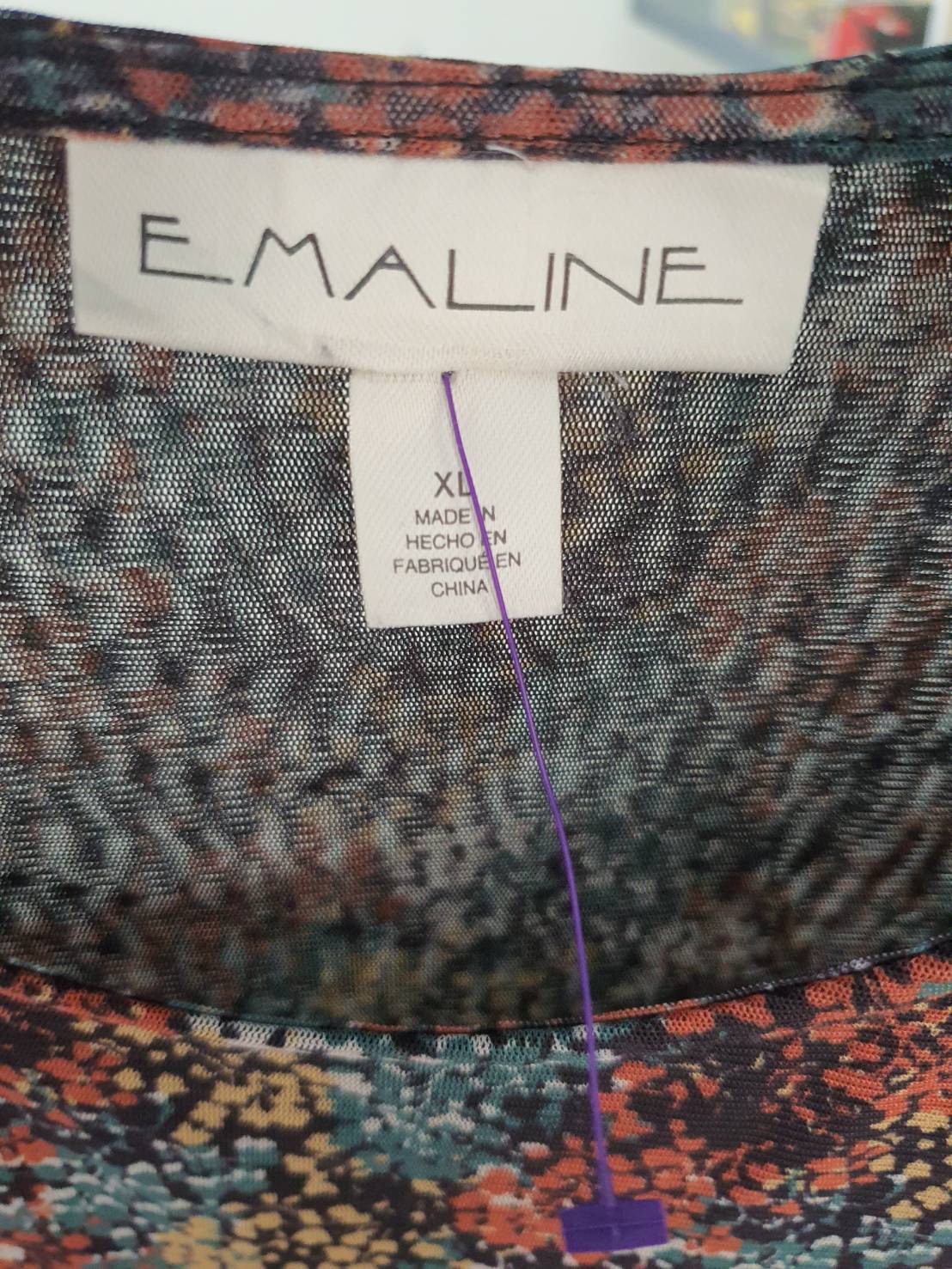 FF05661 เสื้อแฟชั่น มือสอง ลวดลายสวย แบรนด์ EMALINE