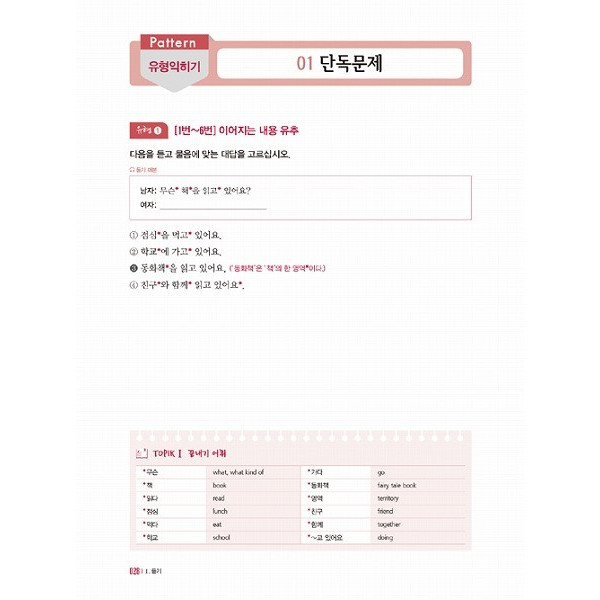 หนังสือข้อสอบ Perfect TOPIK ระดับ 1 +CD (2015) (คำศัพท์ ไวยากรณ์ และการฟัง)