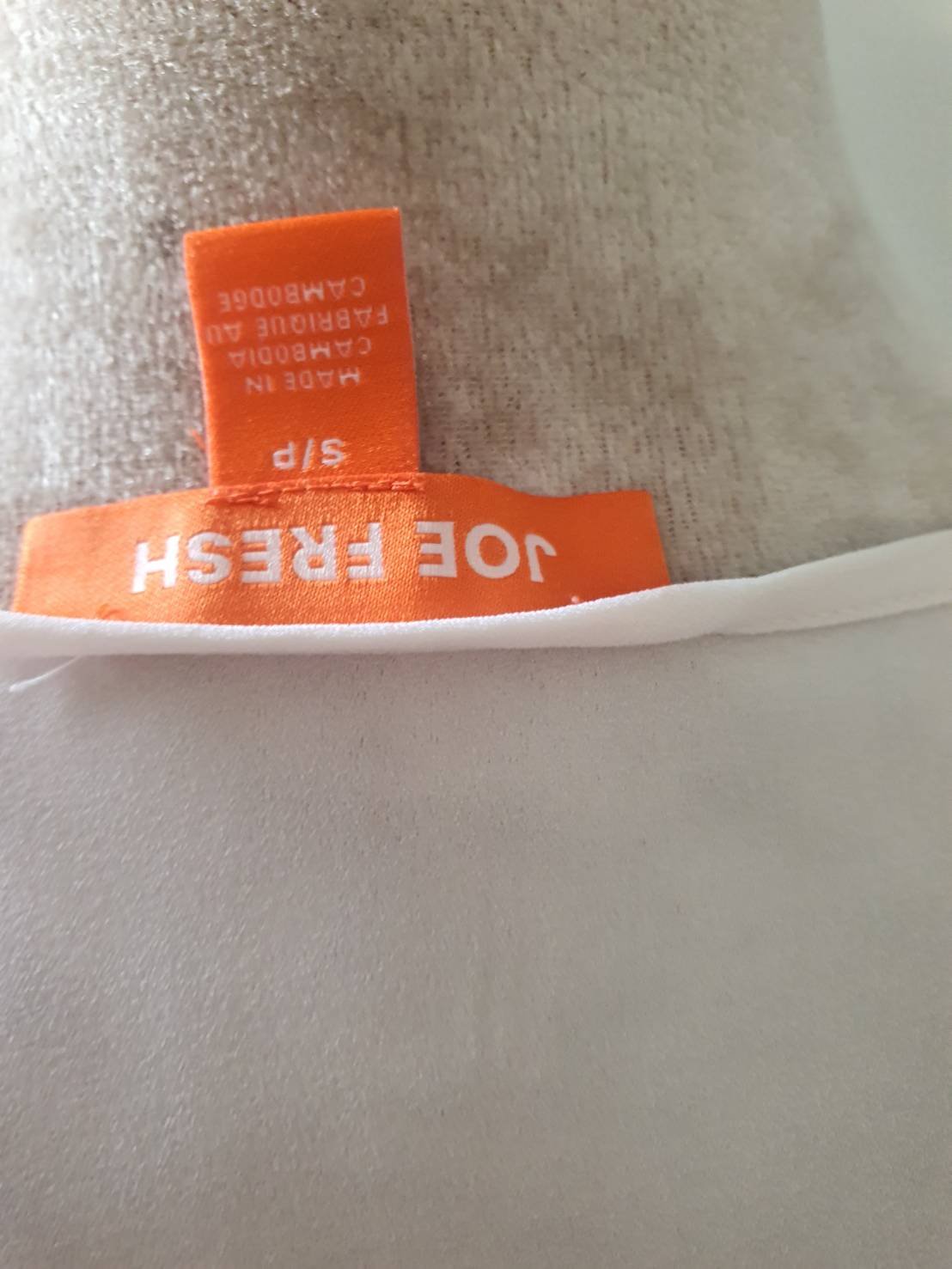 FF06438 เสื้อแฟชั่น มือสอง แบรนด์ JOE FRESH อก 30-33 นิ้ว