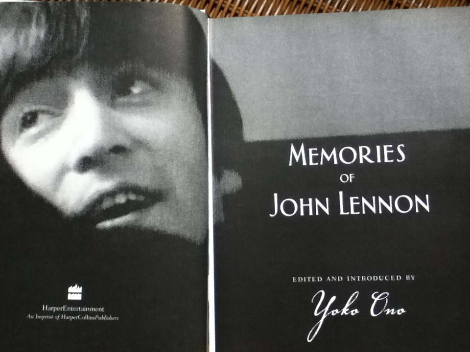 MEMORIES OF JOHN LENNON/ Yoko Ono