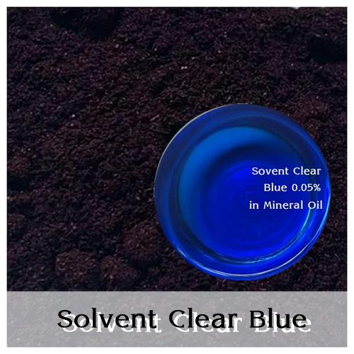 Color Blue :Solvent Clear Blue สีฟ้า ผงละเอียด ละลายน้ำมันได้โปร่งใส