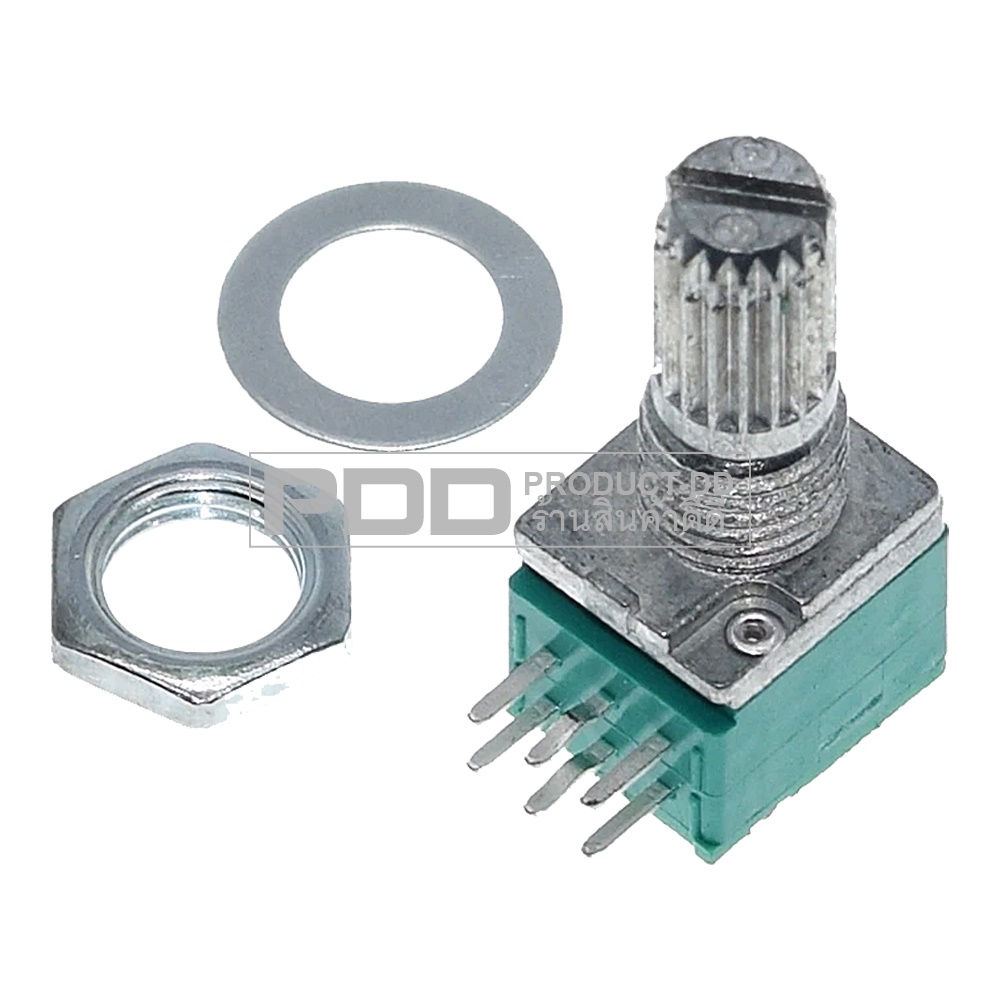 Volume B50K 6ขา ตัวสีเขียว VR วอลลุ่ม ปรับเสียง วอลลุ่มปรี วอลลุ่มแอมป์