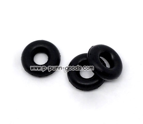 วงยางกันเลื่อน 6x2 มม. - สีดำ (Rubber O-rings)