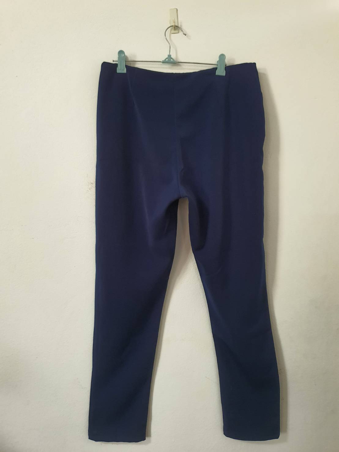 FF06360 กางเกงผ้ามือสอง สีน้ำเงินเข้ม size L เอว 29 นิ้ว