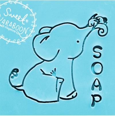 JUMBO SOAP STAMP 5.2 x 5.2 CM.