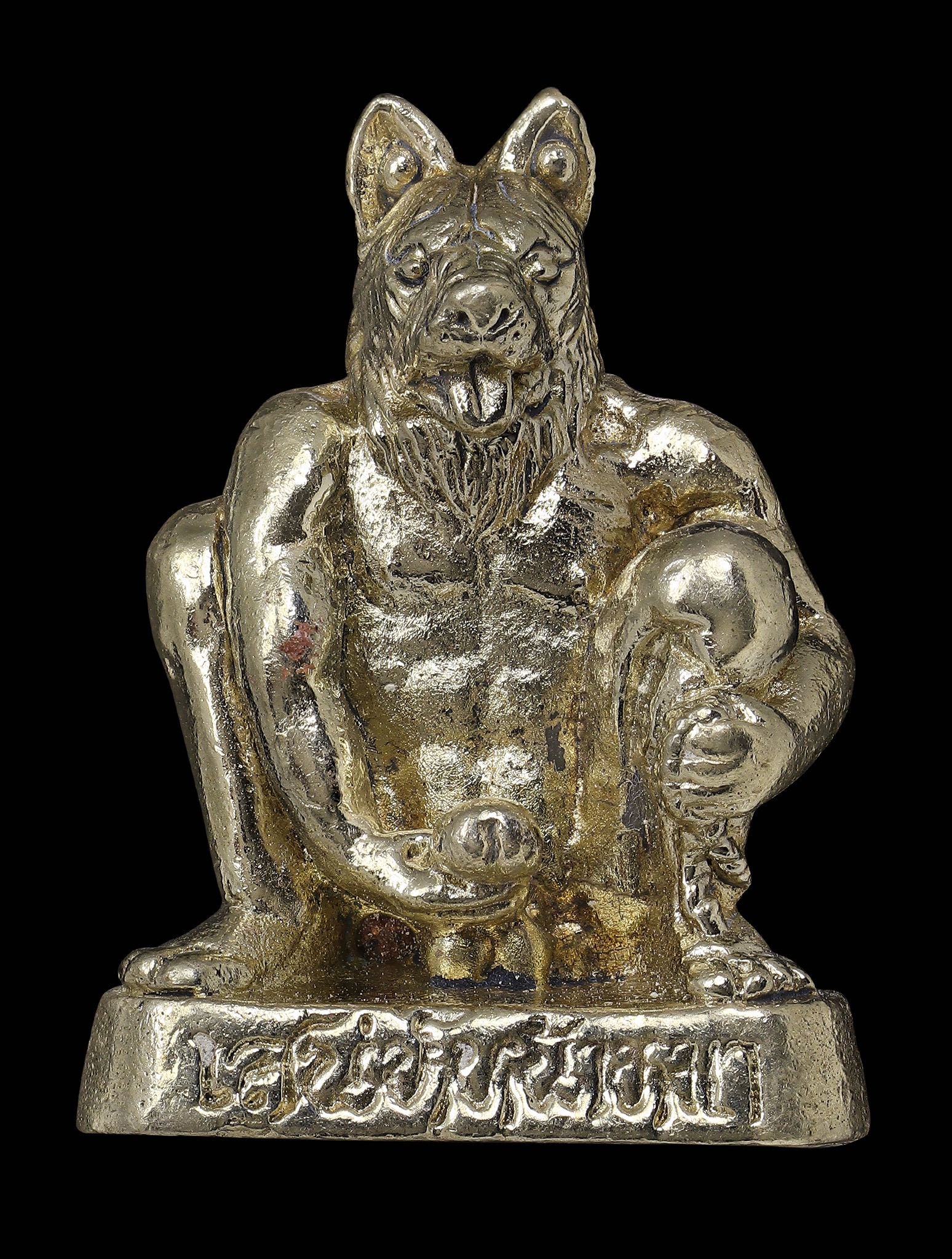 พ่อครูเสน่ห์หน้าหมา (เนื้ออัลปาก้า) Delightful Dog-Faced Guru. (alpaca material) SKU-03888