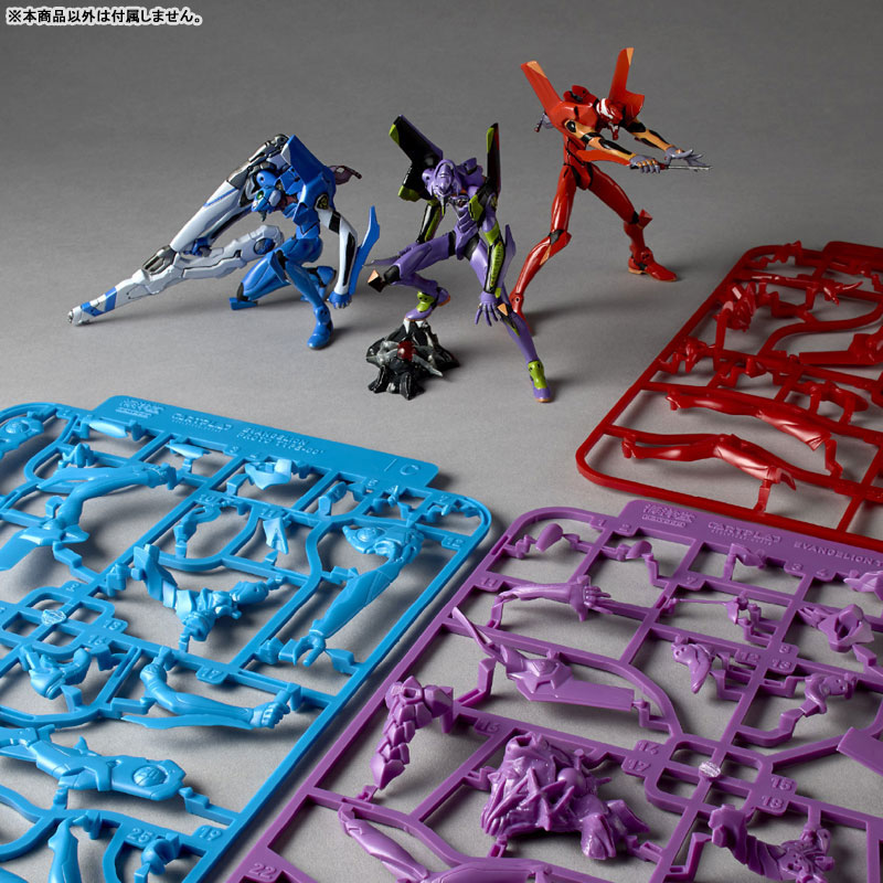 ARTPLA SCULPTURE WORKS Evangelion Unit-01, Unit-02, Unit-00 Kai "INTERCEPTION IN TOKYO-3" Plastic Model(Pre-order)