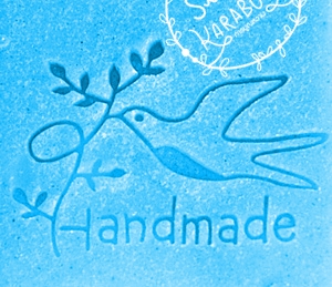 HANDMADE FREE BRID SOAP STAMP 4 x 5 ซม.